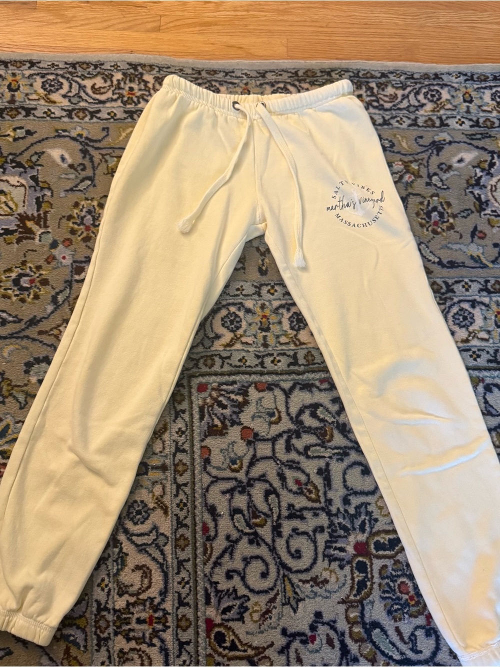 Light Yellow Martha’s Vineyard Sweatpants by ocean drive